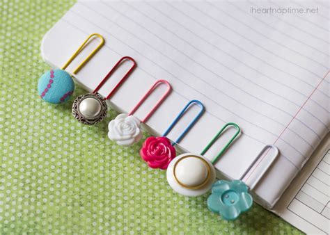 Button Crafts - Button Bookmarks - Fun Crafts Kids