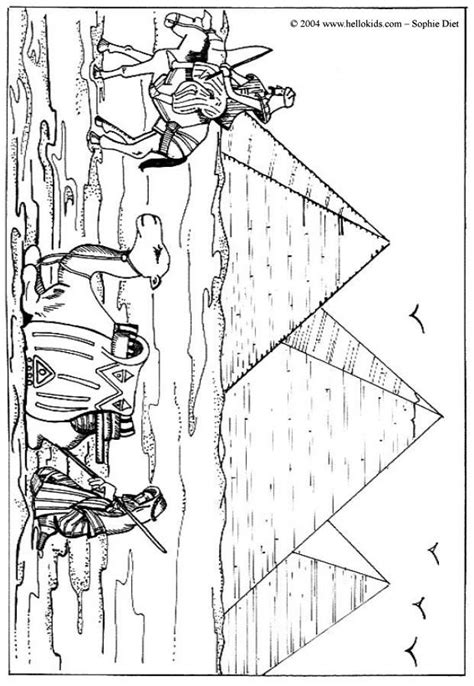 Desenhos de Pirâmides para Colorir Arte no egito Artesanato do egito