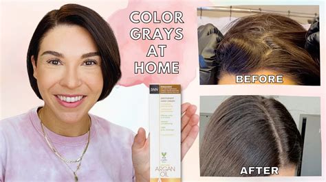How To Color Grays At Home With One N Only Argan Oil Hair Dye Color