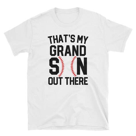 Thats My Grandson Out There Baseball Game Day Grandpa Etsy Funny