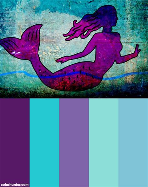 Mermaid Color Scheme From Mermaid Colors Palette