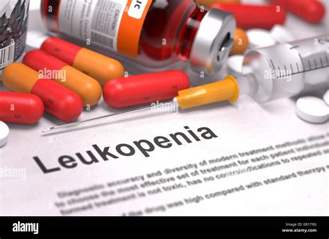 Leukopenia Diagnosis Medical Concept Stock Photo Alamy
