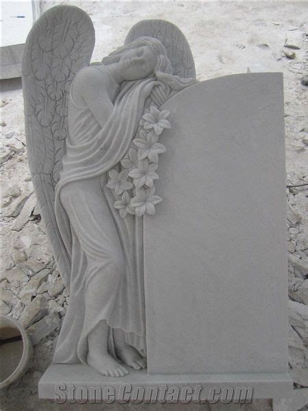 White Angel Tombstone Angel Headstone Goddness Headstone Pure White