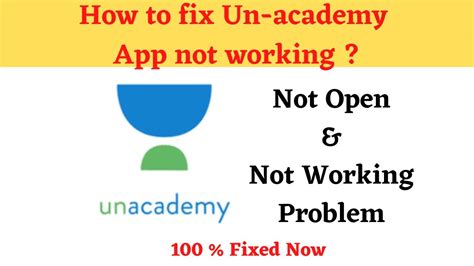 How To Fix Unacademy Not Working Problem Android And Ios Not Open