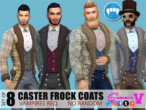 The Sims Resource Simmiev Caster Frock Coat