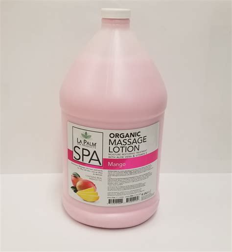 La Palm Products Organic Massage Lotion Mango 128oz