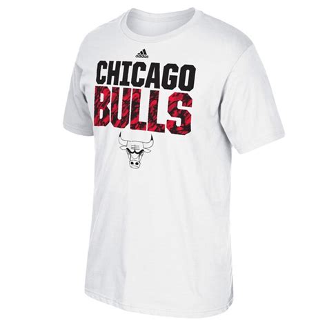 Mens Chicago Bulls Adidas White Immortal Team T Shirt Nba Store