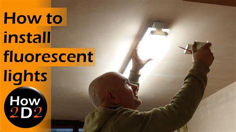 Installing Fluorescent Lights How To Install High Frequency Batten