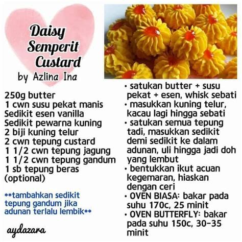 Kali ini kami akan berkongsi resepi kek sarang semut kukus. KOLEKSI RESEPI BISKUT RAYA AZLINA INA 2019 + DESSERT KEK ...