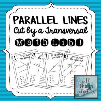 Geometry unit 3 parallel lines angles formed by transversals worksheet. 1000+ images about Math 7 Angle Properties 7G5 on ...