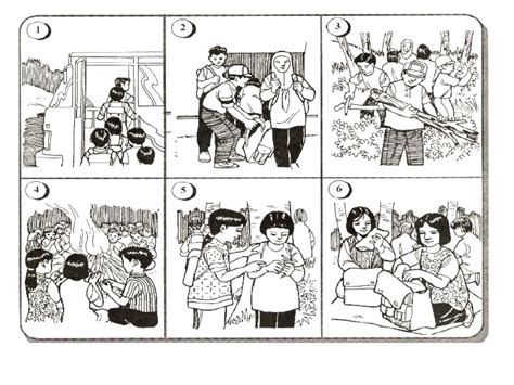 Gambar bercerita adalah gambar yang memiliki narasi literasi visual yang tujuannya menceritakan proses kejadian. Tip Penulisan Karangan