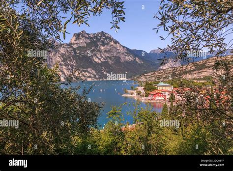 Panoramic View Of Lake Garda And The Port Of Torbole Lake Garda