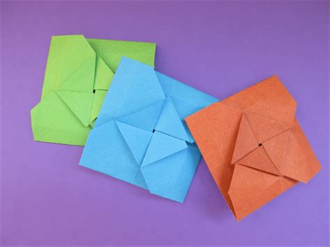 How To Fold A Square Origami Envelope
