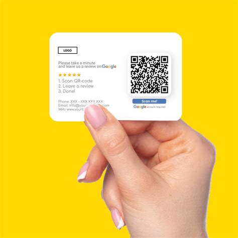 Review Cards With Qr Code To Get New Reviews Review Tool Reverasite
