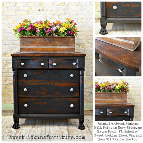 How big of an area does a quart of interior paint cover? Navy Blues | Sweet Pickins Furniture