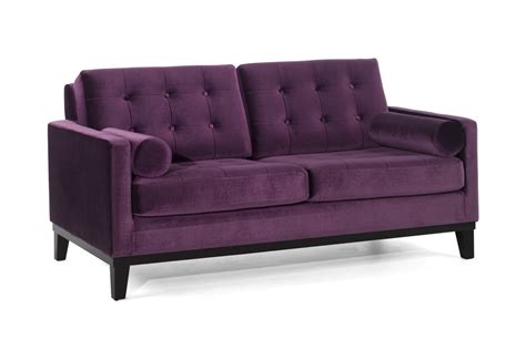 Armen Living Centennial Sofa Set Purple Velvet Al Lc7253pu Set At