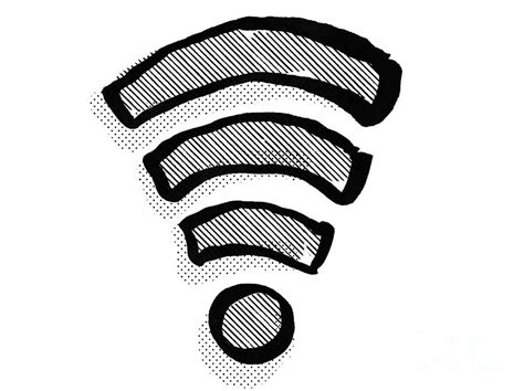 Wifi Symbol Cartoon Drawing Digital Art By Aloysius Patrimonio Pixels