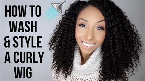 How To Wash And Style A Curly Wig Rpg Show Biancareneetoday Youtube