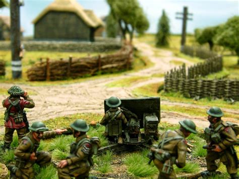 Wargaming With Silver Whistle Ww2 2pdr Atg Foo Civilians And Terrain