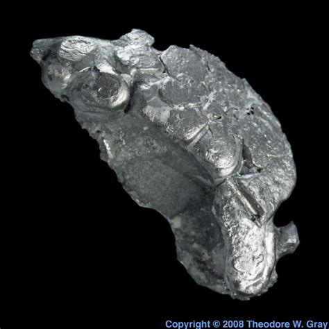 Odd Shaped Lump A Sample Of The Element Thulium In The Periodic Table