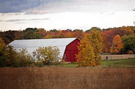 Autumn Barn Photograph By Cheryl Cencich Fine Art America