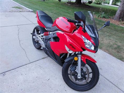 Might need a new battery or battery might need to be recharged because it has not been use a while. 2009 Kawasaki Ninja 650R Sport Touring for sale on 2040-motos