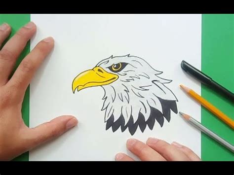 Como Dibujar Un Aguila Paso A Paso How To Draw An Eagle Easy Drawings Dibujos Faciles