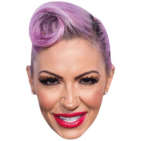 Jodie Marsh Lipstick Mask Celebrity Cutouts