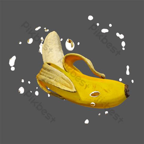 Peeled Banana Png Illustration PNG Images PSD Free Download Pikbest