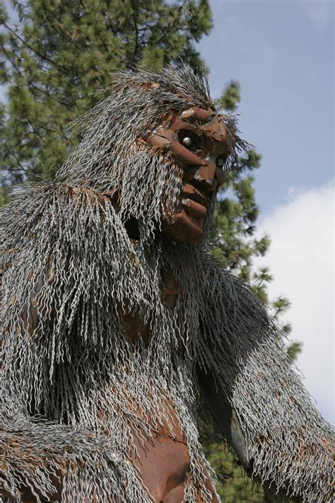 Profile Of Big Foot Statue Free Stock Photo Public Domain Pictures