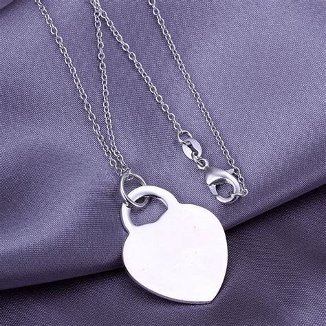 925 Silver 2013 Fashion Heart Brand Pandent Necklace Brand New High