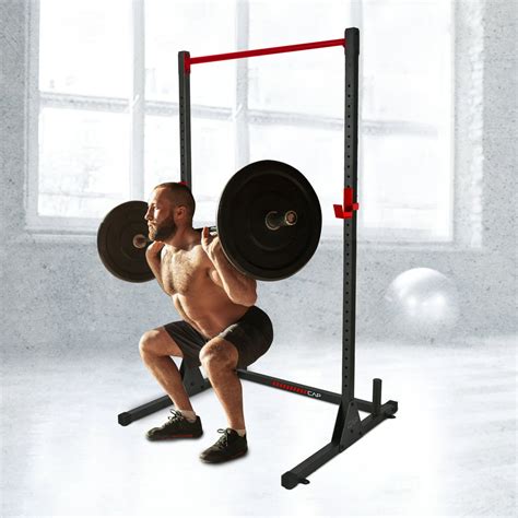 Cap Barbell Multi Functional Power And Squat Rack With Bar Holder