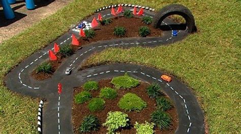 Great Outdoor Toy Race Car Track Easy 9 Step Process Play Area