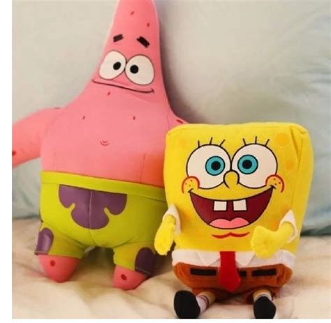 Cute Spongebob Toys Patrick Star Plush Anime Stuffed Soft Doll For Kid