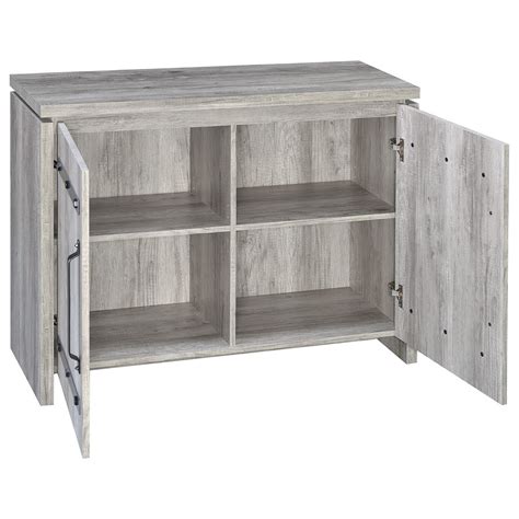 Rustic Grey Accent Cabinet Las Vegas Furniture Store Modern Home
