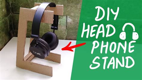 Diy Headphone Stand From Cardboard Youtube