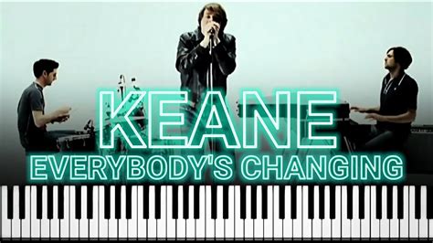 Keane Everybodys Changing Piano Youtube