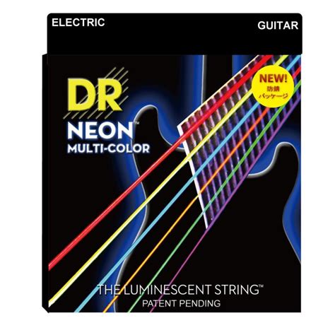 Dr Neon Multi Color Nmce 29 Lite 2pack エレキギター弦 2セット入り×6セット S14805