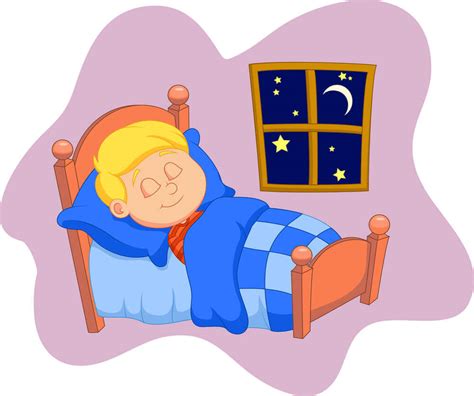 Vector illustration of kid sleeping. 5 Ways to Help Your Family Sleep Better