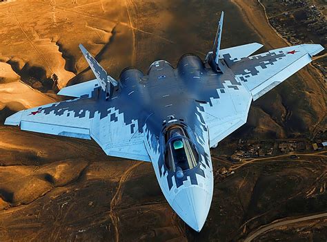Russias Sukhoi Su 57 Fighter Jet Gets Advanced Stealth Coating