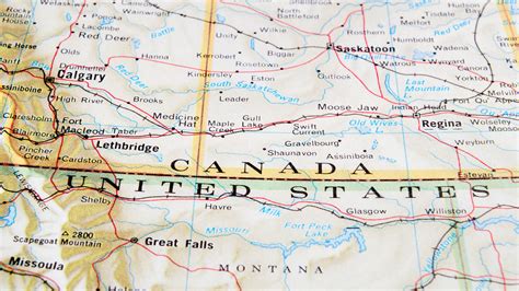 Click on the us canada border counties to view it full screen. Map Canada Us - universe map travel and codes