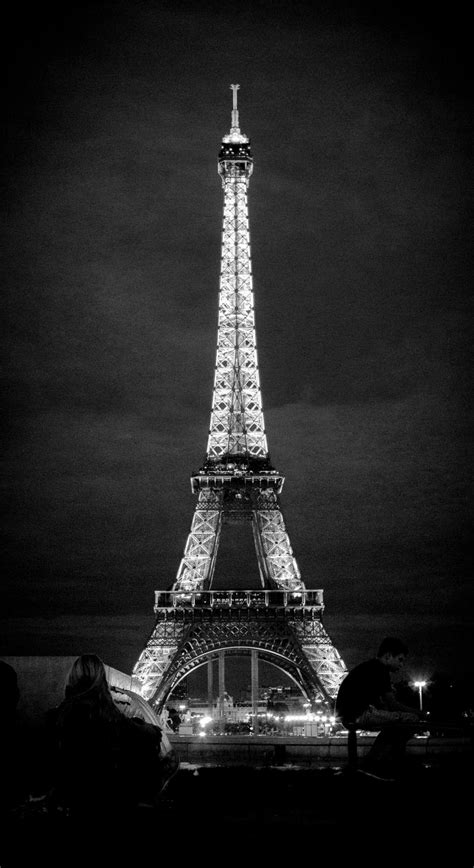 Eiffel Tower In Black And White By Yabbus23 On Deviantart