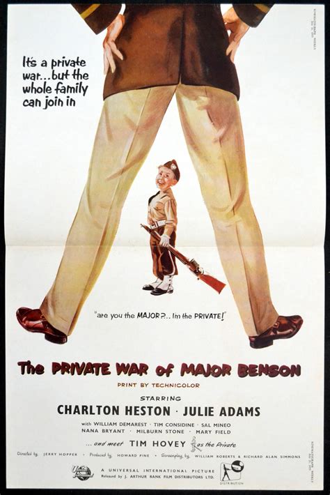 Private War Of Major Benson Rare Film Posters