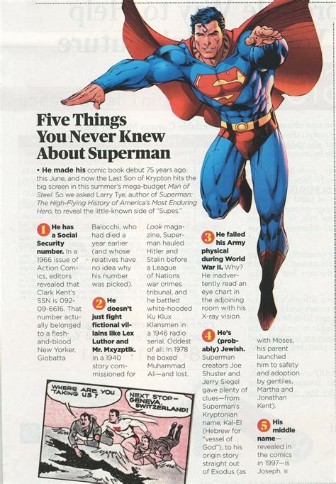 Five Things You Never Knew About Superman Superman Comic Superman