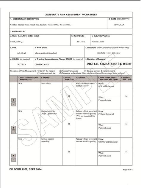 Dd Form 2977 Xfdl ≡ Fill Out Printable Pdf Forms Online