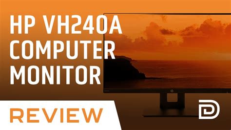 Hp Vh240a 238 Inch Full Hd 1080p Ips Led 60hz 5ms Monitor Review Youtube