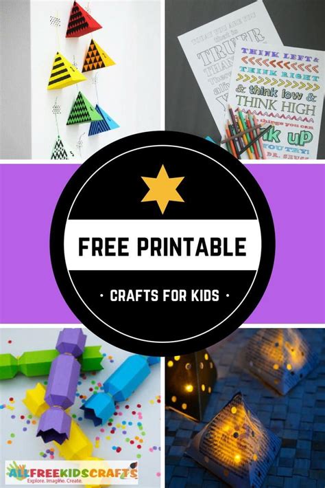 100 Free Printable Crafts For Kids Free Printable Crafts Printable