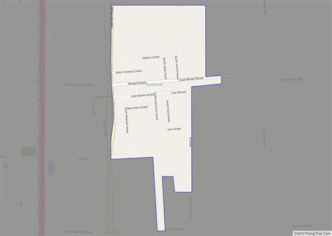 Map Of Rutland Village Illinois