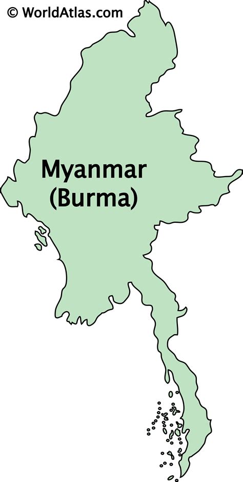 Burma Maps And Facts World Atlas