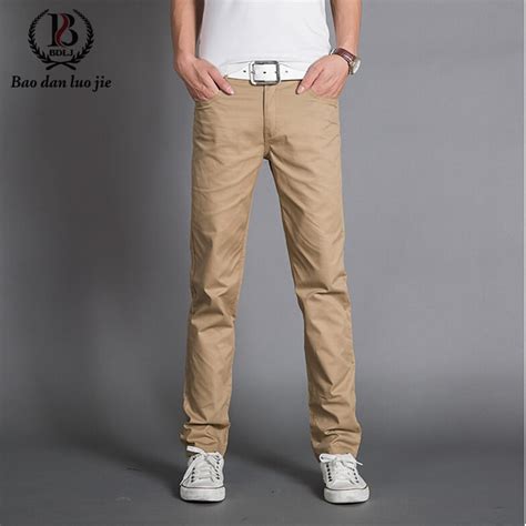 Khaki Pants For Men Casual Pi Pants